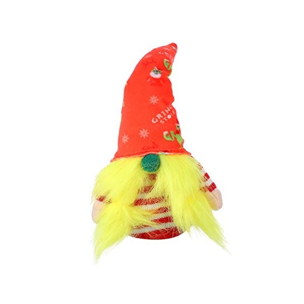 Toyvian 1Pc Poupée De Noël GNOME en Peluche Poupée Jouet Folklore en Peluche GNOME Noël Poupée À Collectionner Figurines Scan