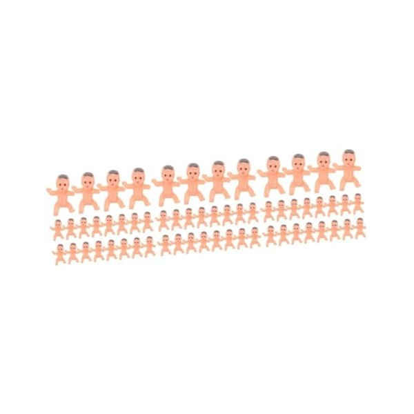 SAFIGLE 60 Pièces Poupée Ange Poupée Modèles en Plastique Décorations Para Pasteles Poupées Miniatures Bébés Miniatures Jeu D