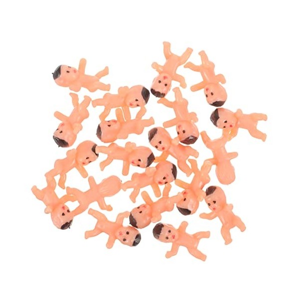 SAFIGLE 60 Pièces Poupée Ange Poupée Modèles en Plastique Décorations Para Pasteles Poupées Miniatures Bébés Miniatures Jeu D