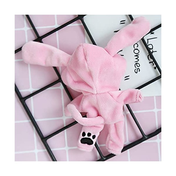 XiDonDon Nouveaux vêtements de poupée Combinaison danimaux Mignons Pyjama à Capuche pour ob11, OB, holala, GSC, 1/12bjd Acce