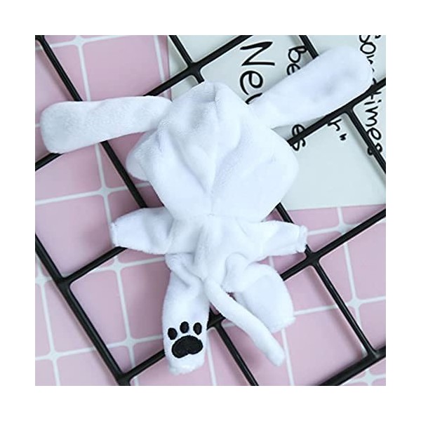 XiDonDon Nouveaux vêtements de poupée Combinaison danimaux Mignons Pyjama à Capuche pour ob11, OB, holala, GSC, 1/12bjd Acce