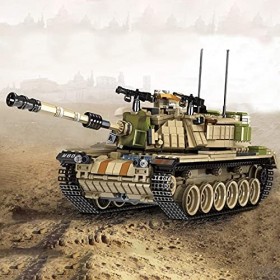 Blocs de construction de char technique pour réservoir de combat principal M60, 1753 briques de serrage - Modèle de réservoir