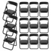 NUOBESTY 12 Pièces Mini Chaises Pliables Maison De Poupée Mini Support Chaise Pliante Poupée Mini Support Modèle Chaise Jouet