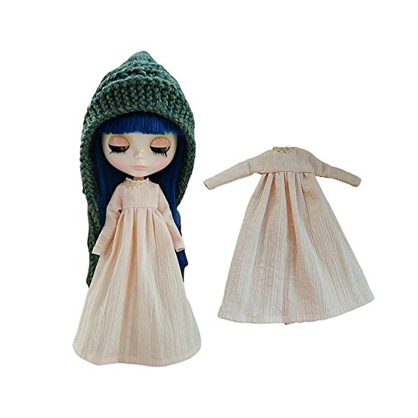 XiDonDon Poupée Vêtements Robe Costume pour Blyth, Ob24, Licca, Azone BJD Poupée Vêtements Jouets Accessoires Cadeaux Light 