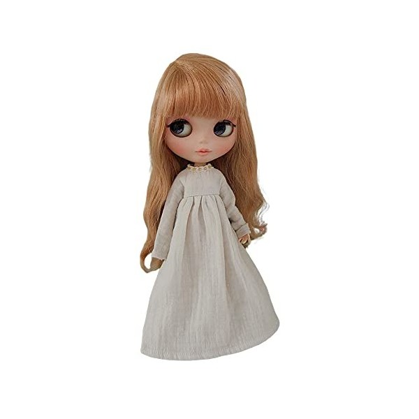XiDonDon Poupée Vêtements Robe Costume pour Blyth, Ob24, Licca, Azone BJD Poupée Vêtements Jouets Accessoires Cadeaux Light 