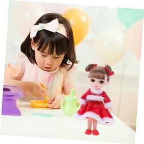 Toyvian Fête du Printemps Poupée Poupée Chinoise Jouet De Poupée De Simulation Poupée De Porcelaine Bébé Jouets pour Tout-Pet