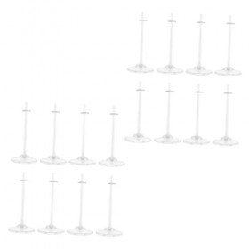 MAGICLULU 16 Pièces Stand Debout De Poupée Support en PVC Support De Stand De Poupée Présentoir De Poupée Poupées Supporte La