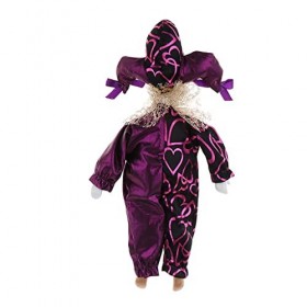 Harilla Poupées de Porcelaine de 9 Pouces, Poupées Italiennes Triangel, Clown