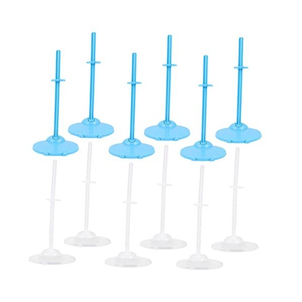 STAHAD 12 Pièces Support De Figurines Présentoir De Poupée Détenteurs De Figurines Support Daffichage De Poupée Accessoires D