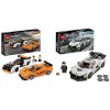 LEGO 76918 Speed Champions McLaren Solus GT et McLaren F1 LM, Jouet de Contruction Voiture de Course, Kit de Maquette Hyperca