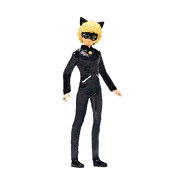 Miraculous Ladybug - Poupée a sequin - Marinette - 26 cm - BANDAI