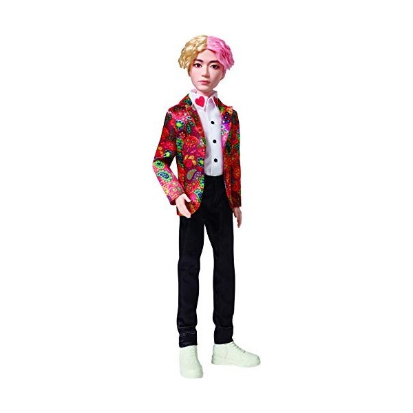 Bts X Mattel Poupée V, à L’effigie du Membre du Groupe de K-pop, Figurine à Collectionner, Gkc89