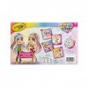 CRAYOLA - Color N Style - Rainbow Twins - Poupées à personnaliser - A partir de 3 ans Blanc 919200.006