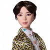 Bts X Mattel Poupée Suga, à L’effigie du Membre du Groupe de K-pop, Figurine à Collectionner, Gkc92