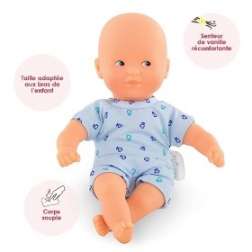 Corolle - Mon Premier Poupon, Mini Calin Bleu, 20 cm, dès 18 Mois, 9000120140