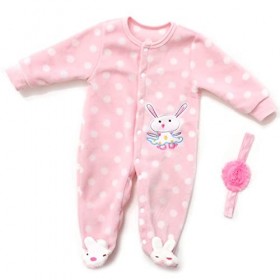 ZIYIUI Vêtements pour La Poupée Bébé Enfants Simulation Belle Pièces Ensemble Reborn Poupée Outfit Chapeau Accessoires pour P