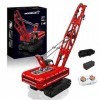 SDXFUWA 15070 Grue sur Chenilles, Kit de Construction Avancé pour Adultes, Modèle de Grue avec des Détails Incroyables 1292+