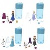 Disney La Reine des Neiges Coffret Color Reveal Neige, poupée mystère avec 6 surprises à découvrir dont une figurine, Jouet E