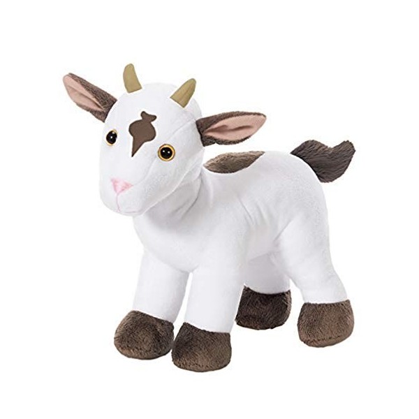 Zapf Creation Poupée Heidi - Swan la chèvre – Douce peluche de 15 cm à câliner – Pour les petites mains – Développe l’empathi