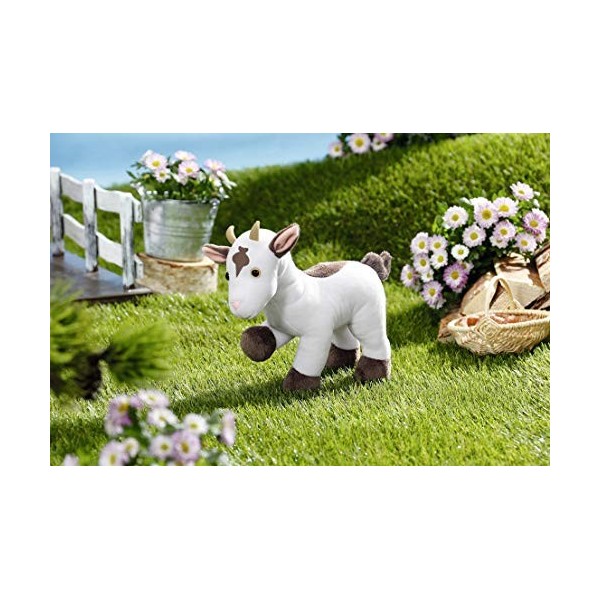 Zapf Creation Poupée Heidi - Swan la chèvre – Douce peluche de 15 cm à câliner – Pour les petites mains – Développe l’empathi