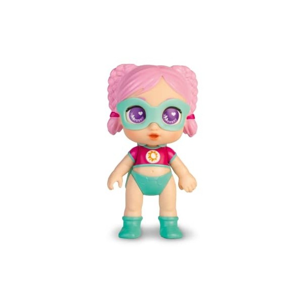 Mini poupée articulée Gabi de 12 cm avec Tenue de Super-héros, poupée et Accessoires, poupée adaptée aux Enfants de 4 Ans et 