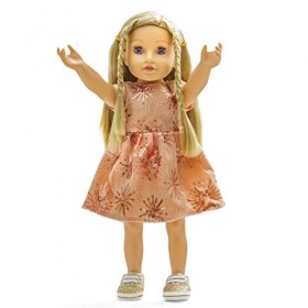 Heless 1230-Vêtements de poupées Rose doré, 10209527, Rosé Gold