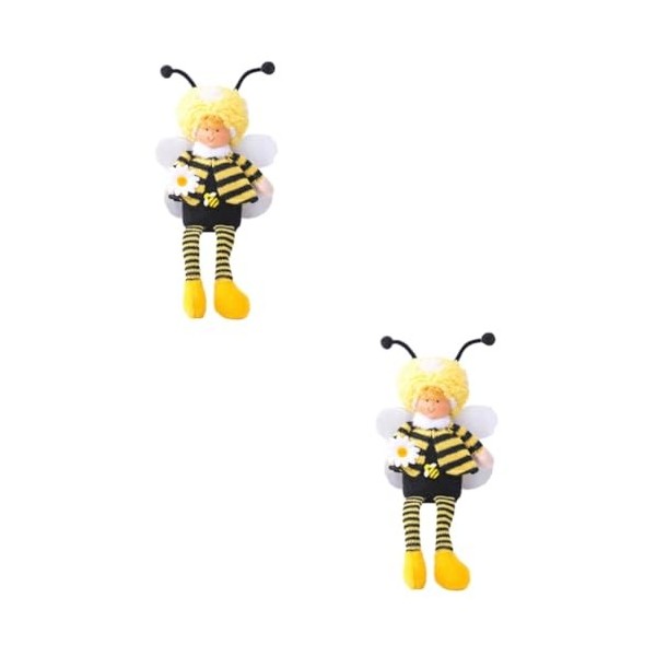 Amosfun 2 Pièces 1 Ensemble De Décoration De Poupée dabeille Ensemble De Jeu pour Enfants Jouets De Bureau Jouets DArtisana