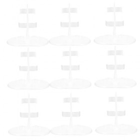 SAFIGLE 20 Pièces Support De Pied De Poupée Miniature Poupée Stand Action Figure Présentoir Porte-Poupées Affichage Support D