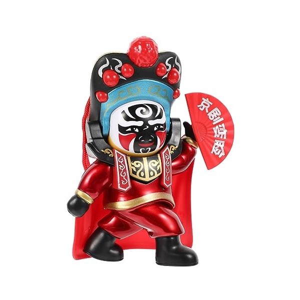 ibasenice 1 PC Opéra du Sichuan Visage Changeant Poupée Chinois Décor Étagère À Livres Décor Bureau Jouets Voiture Décoration