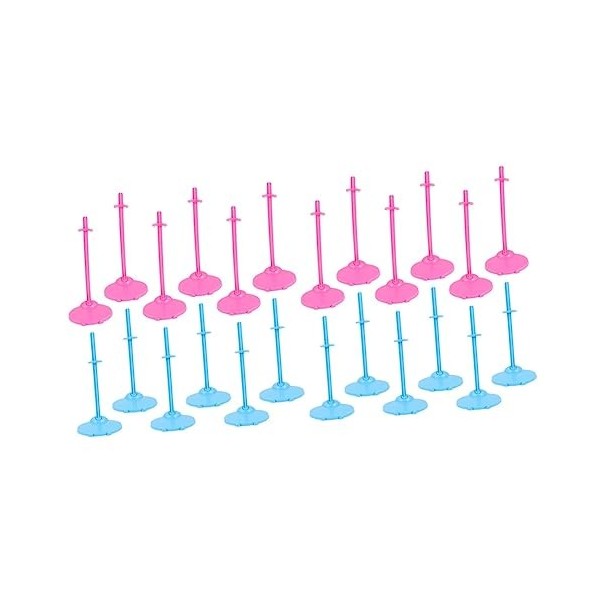 4 Supports Pour Poupées Noirs 30cm - Présentoir Figurines Action, Ours En Peluche