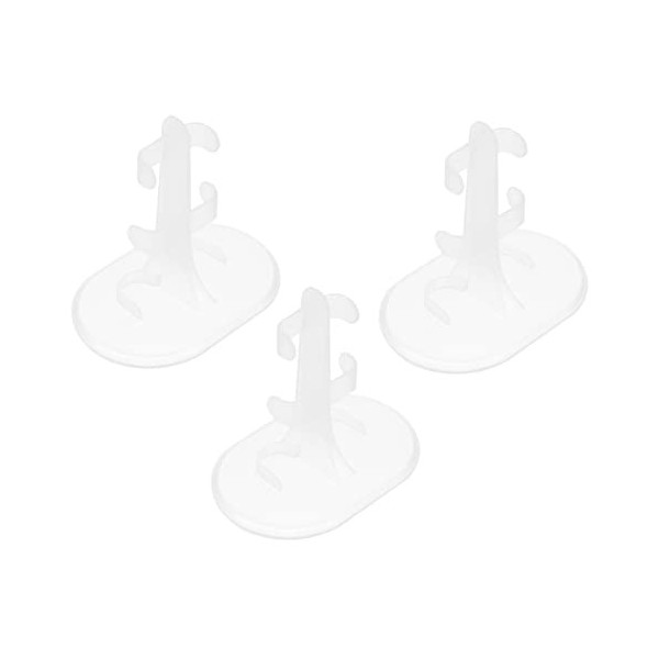 Hohopeti 3 Pièces Poupée Cintre Support De Poupée Transparent Support De Jambe De Poupée Présentoir à Figurines Support De Po