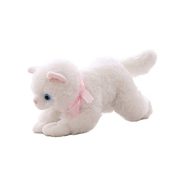 Toyvian Muñecos De Peluche Poupée Simulation Chat Bébé Anniversaire Poupée Cadeau Animal Jouet pour Enfants Poupée De Dessin 