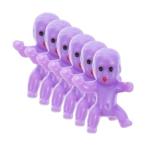 Gadpiparty 50Pcs Glaçon Baby Shower Jeu Poupée Bébé Gâteau Topper Baby Showera Party Favors Roi Gâteau Figurine Petit Bébé Jo