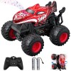 ACAMMZAR Voiture Télécommandée, 2.4GHz 20Km/h RC Monster Truck, RC Voiture Telecommandé Tout Terrain, avec 2 Batteries 60 Min