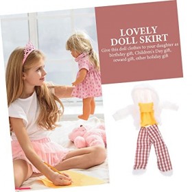 Toyvian 2 Ensembles Vêtements De Poupée Petite Robe De Poupée Habillage De Poupée Robe De Mode Poupée Fille Robe De Poupée Pr