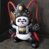 Wukesify Statue dours panda | Jolie poupée panda visage avec 4 expressions, statues poupée culture Pékin et Sichuan pour déc