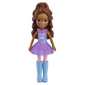 Polly Pocket Ensemble de Jeu Pack de Mode Flamme Shimmer Comprend une poupée, Vêtements et Accessoires supplémentaires pour l