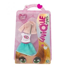 UNIQUE EYES Giochi Preziosi Blister Outfit 3 Grintueux et Déterminé, Une Robe Tendance, colorée et à la Mode, Toujours avec S