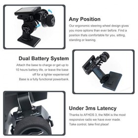 Irfora Télécommande démetteur Radio Noble NB4 2.4G 4CH avec récepteur FGR4 FGR4S protocole AFHDS 3 pour modèles de Bateaux d