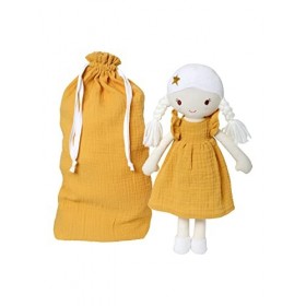 VERTBAUDET Poupée en Tissu + 2 Robes Blanc TU