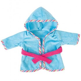 Bayer Design Bayer Design-83873AA Vêtement pour Poupée-Habit Poupon-Peignoir De Bain Bleu Azur-38 Cm, 83873AA