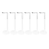 NUOBESTY Lot de 2 supports pour poupées - 35 cm - Blanc