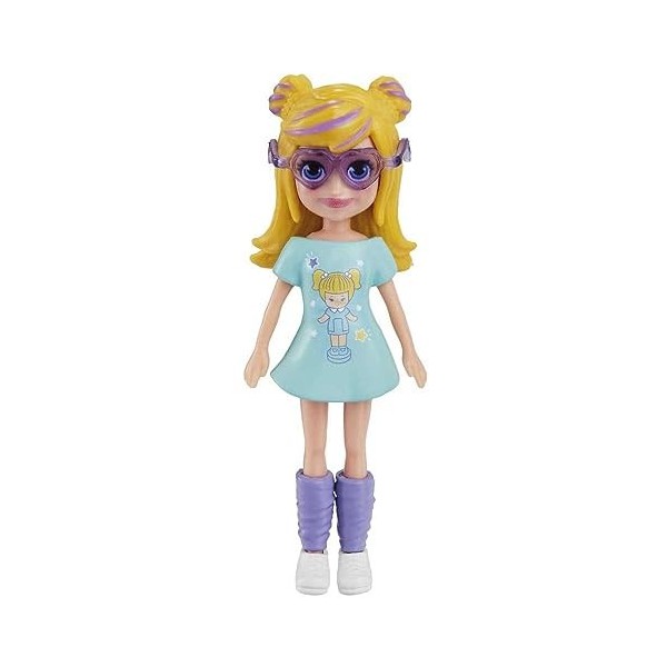 Polly Pocket Ensemble de Jeu Pack de Mode Polly Shimmer Comprend une poupée, Vêtements et accessoires supplémentaires pour le