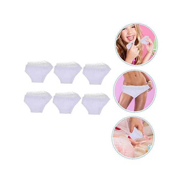 Hohopeti 6 Pièces Culotte Couche De Poupée Nouveau-né Couches De Poupée Bébé Poupée Décorative Pantalon De Poupée Bébé Couche