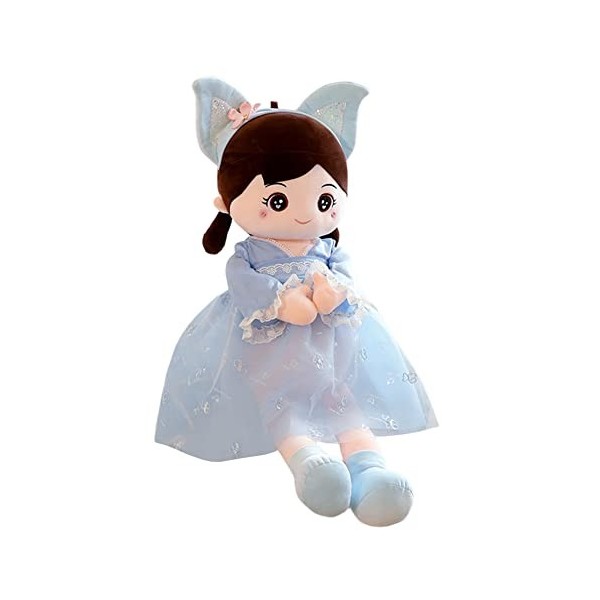 ibeafilly Poupée de Chiffon Fille Bébé Jouet en Peluche Bébé Poupon Poupée Mignon Fille Princesse Poupées Décoration Jouets D