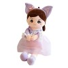 ibeafilly Poupée de Chiffon Fille Bébé Jouet en Peluche Bébé Poupon Poupée Mignon Fille Princesse Poupées Décoration Jouets D