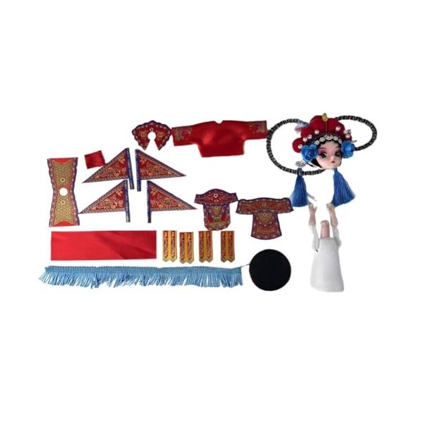 Poupée de marionnette dopéra de Pékin de style chinois, artisanat folklorique, petit paquet de Pékin, cadeau pour homme, Z0J