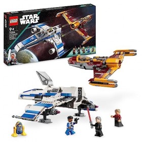 LEGO 75364 Star Wars L’E-Wing de la Nouvelle République Contre Le Chasseur de Shin Hati, Série Star Wars : Ahsoka avec 2 Véhi