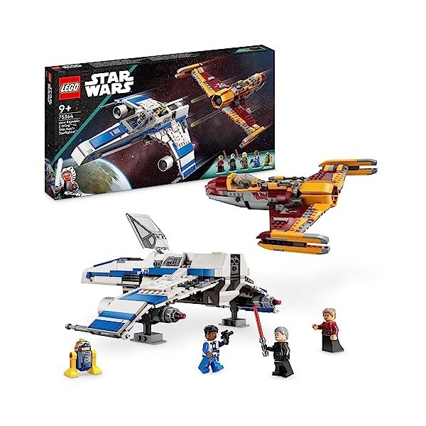 LEGO 75364 Star Wars L’E-Wing de la Nouvelle République Contre Le Chasseur de Shin Hati, Série Star Wars : Ahsoka avec 2 Véhi
