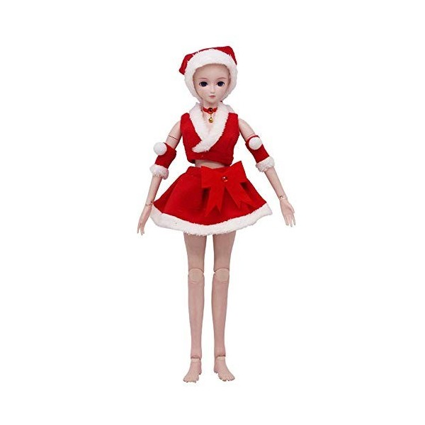 Hinleise Vêtements de poupée de Noël pour poupée 1/3 60 cm